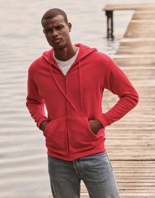 Ziphoodie Fruit of the Loom Classic Hooded Sweat Jacket 29401 | Swedishmerch
