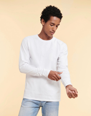 T-shirt Fruit of the Loom Iconic 195 Ringspun Premium Long Sleeve T 12501 | Swedishmerch