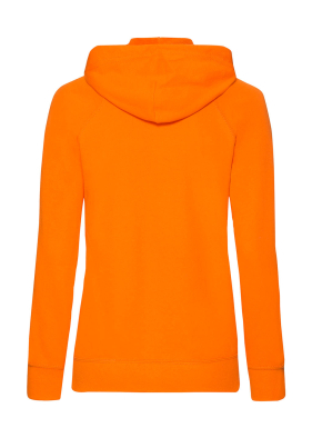 Ziphoodie Fruit of the Loom Ladies Lightweight Hooded Sweat Jacket 26901 | Swedishmerch